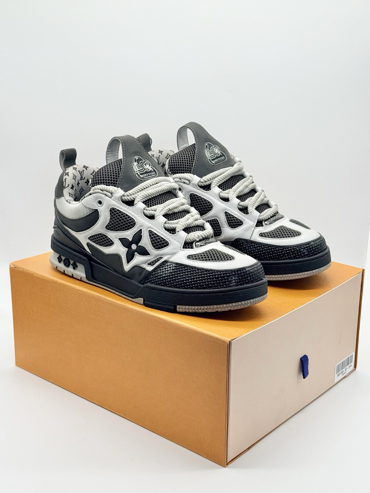 Size 10.5 - Louis Vuitton Skate Sneaker Grey Black