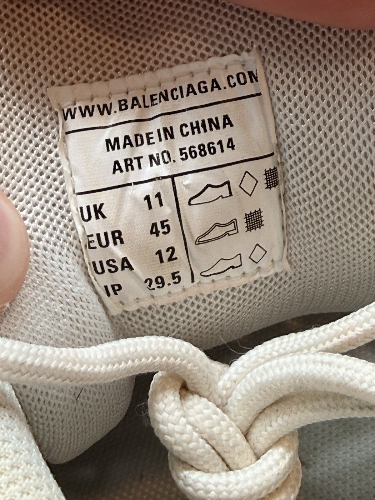 Size 12 - Balenciaga Track 2 Sneaker White