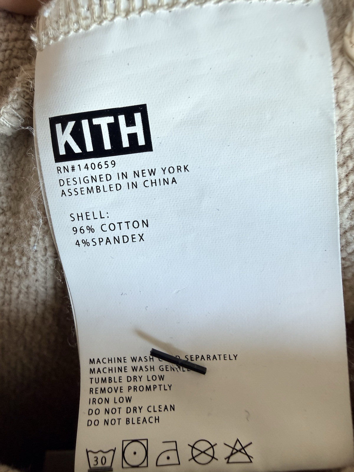 Kith Treats White Beige Hoodie Size L