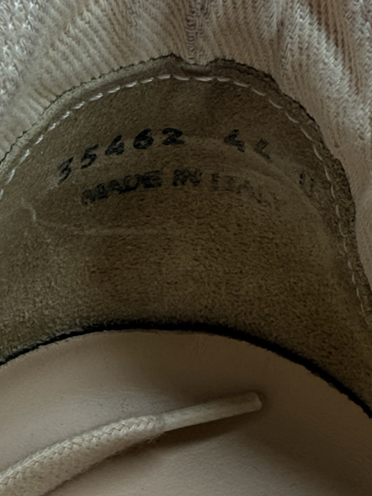 Size 11 - Rick Owens Low Ramones White