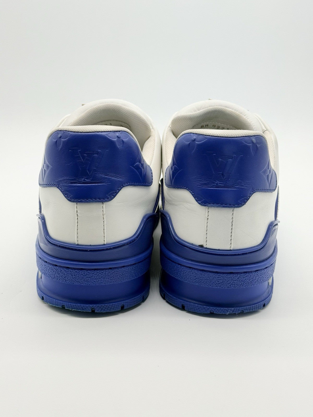 Size 10 - Louis Vuitton Trainer Low White Blue