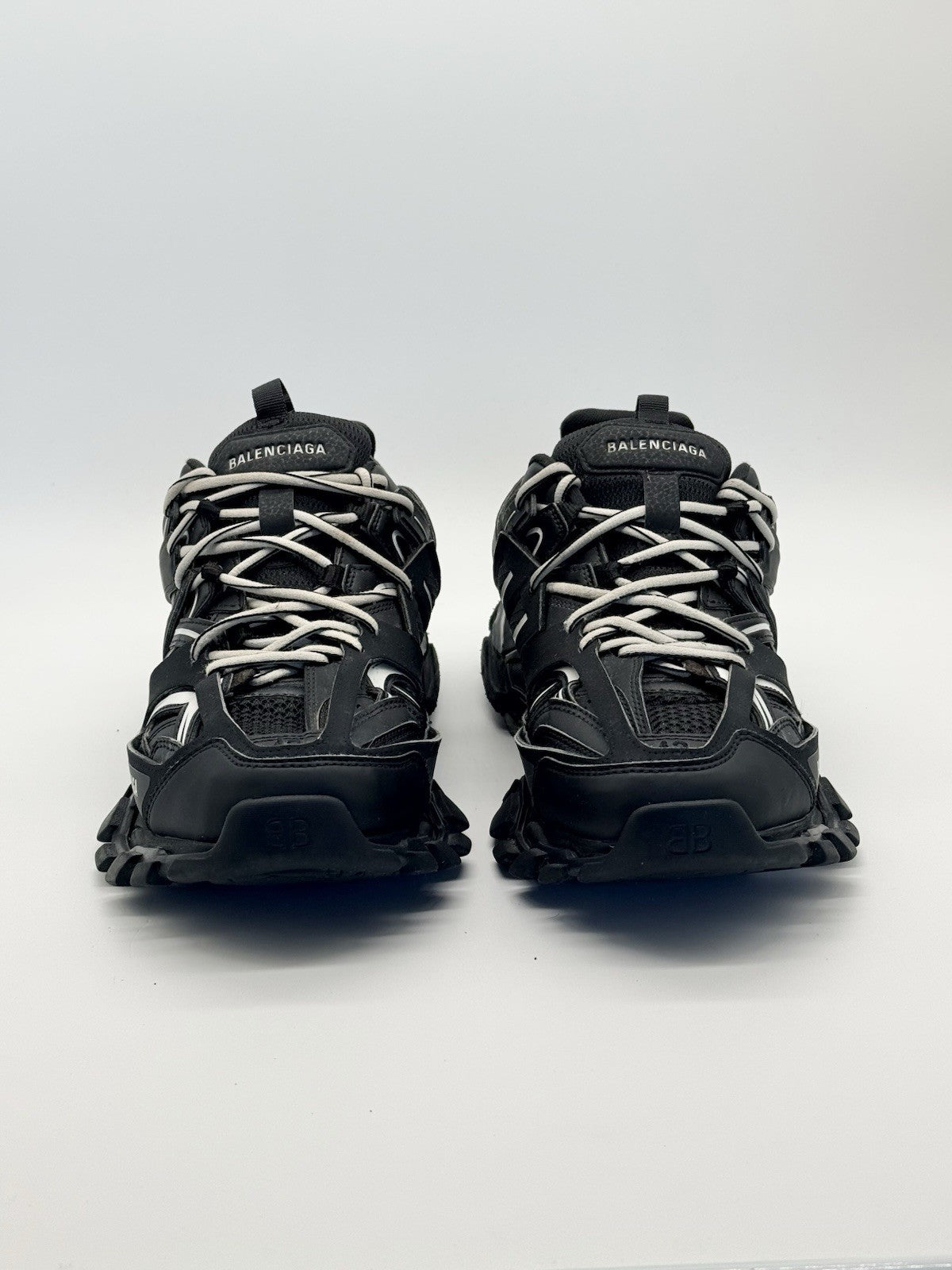 Size 10 - Balenciaga Track Sneaker Black White