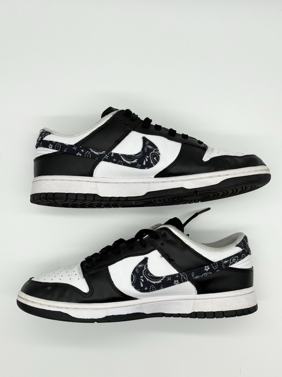 Size 10m(11.5w) - Nike Dunk Low Black Paisley