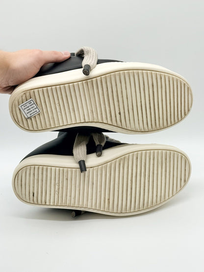 Size 10 - Rick Owens Luxor Jumbo Padded Low Black Milk