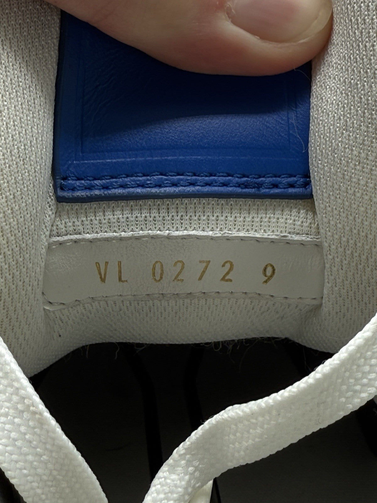 Size 10 - Louis Vuitton Trainer Low #54 Mini Monogram - Blue