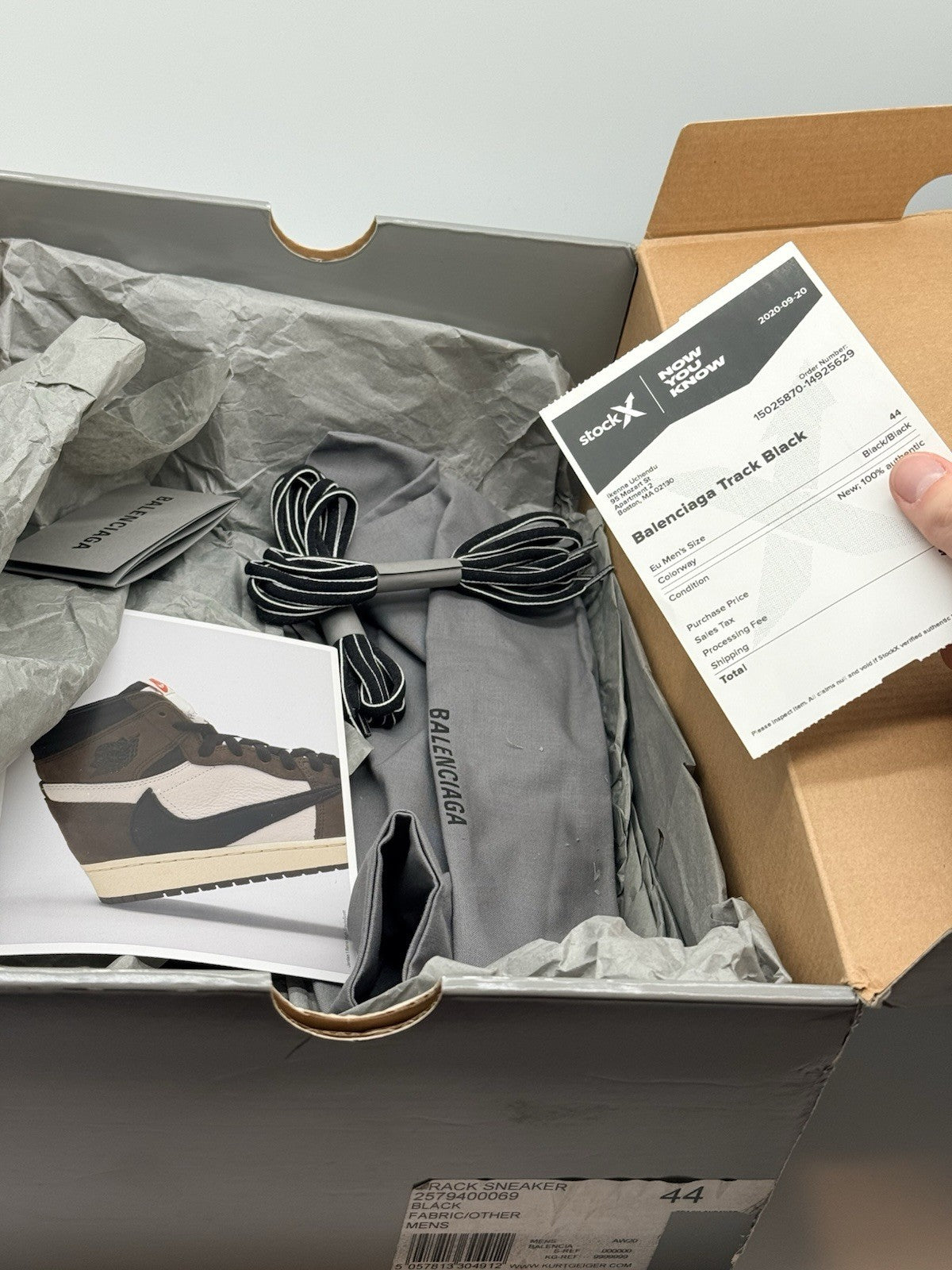 TRIED ON Size 11 - Balenciaga Track Triple Black