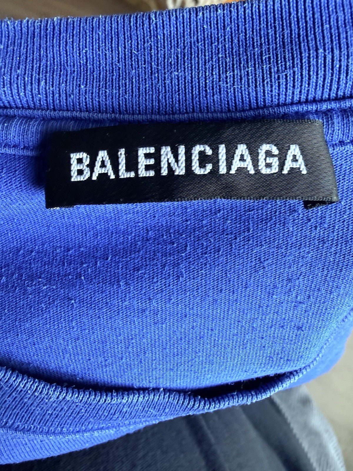 Balenciaga News BLNCG NEWS 24/7 T-SHIRT Blue S