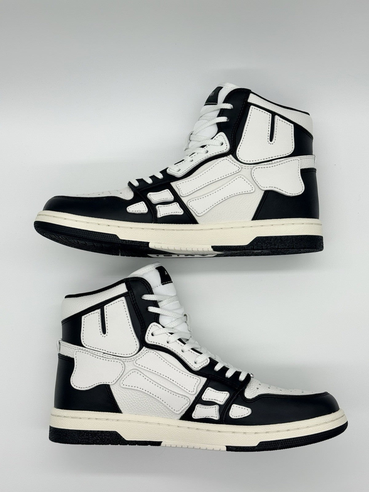 BRAND NEW Size 9 - Amiri skel top high Black And White ($650 Retail)