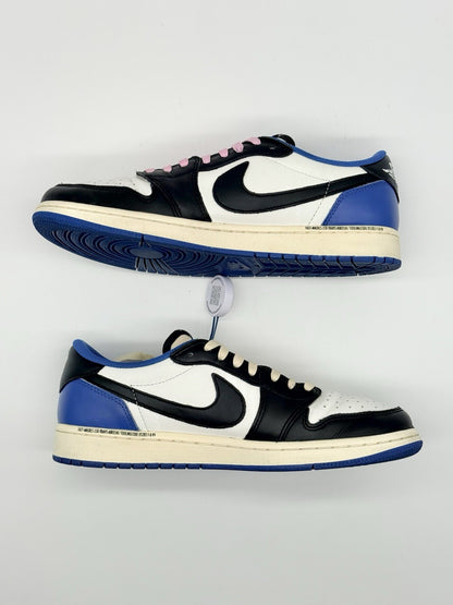 Size 9 - Jordan 1 Retro x Fragment Design x Travis Scott Low Blue