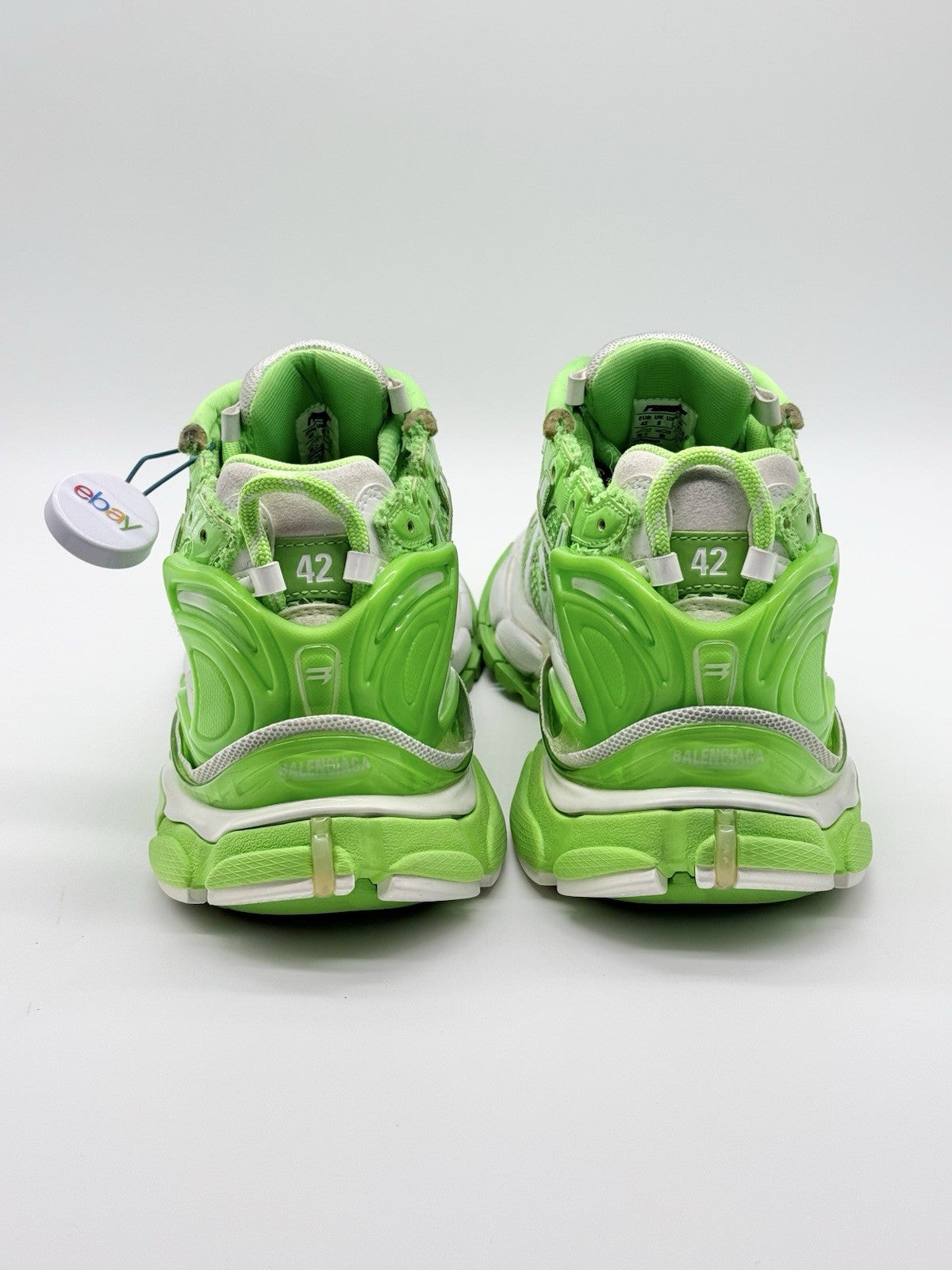 WORN ONCE Size 9 - Balenciaga Runner Sneaker Fluo Green