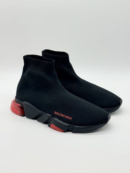 WORN ONCE Size 10 - Balenciaga Speed Trainer Black Red