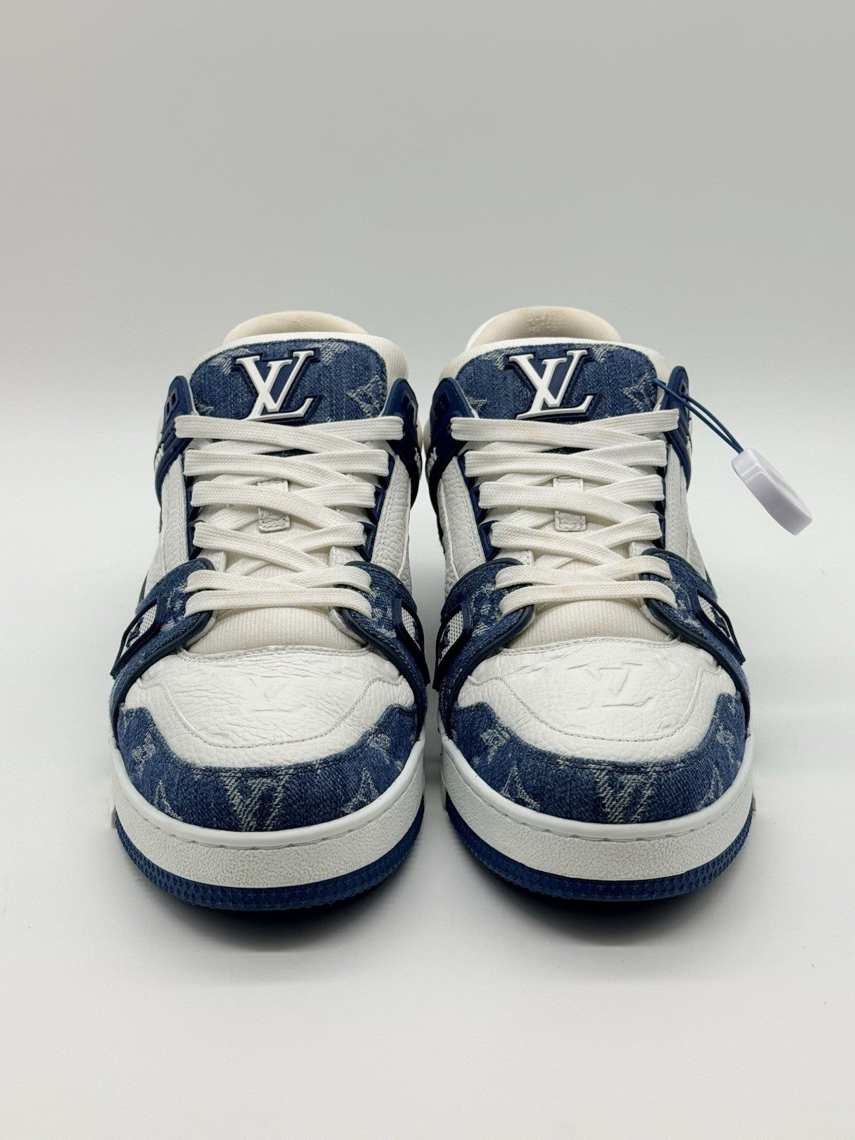 Size 9 - Louis Vuitton Trainer Blue Monogram Denim
