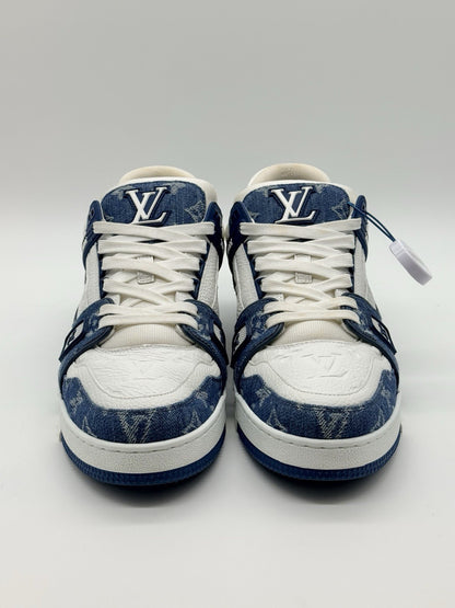 Size 9 - Louis Vuitton Trainer Blue Monogram Denim
