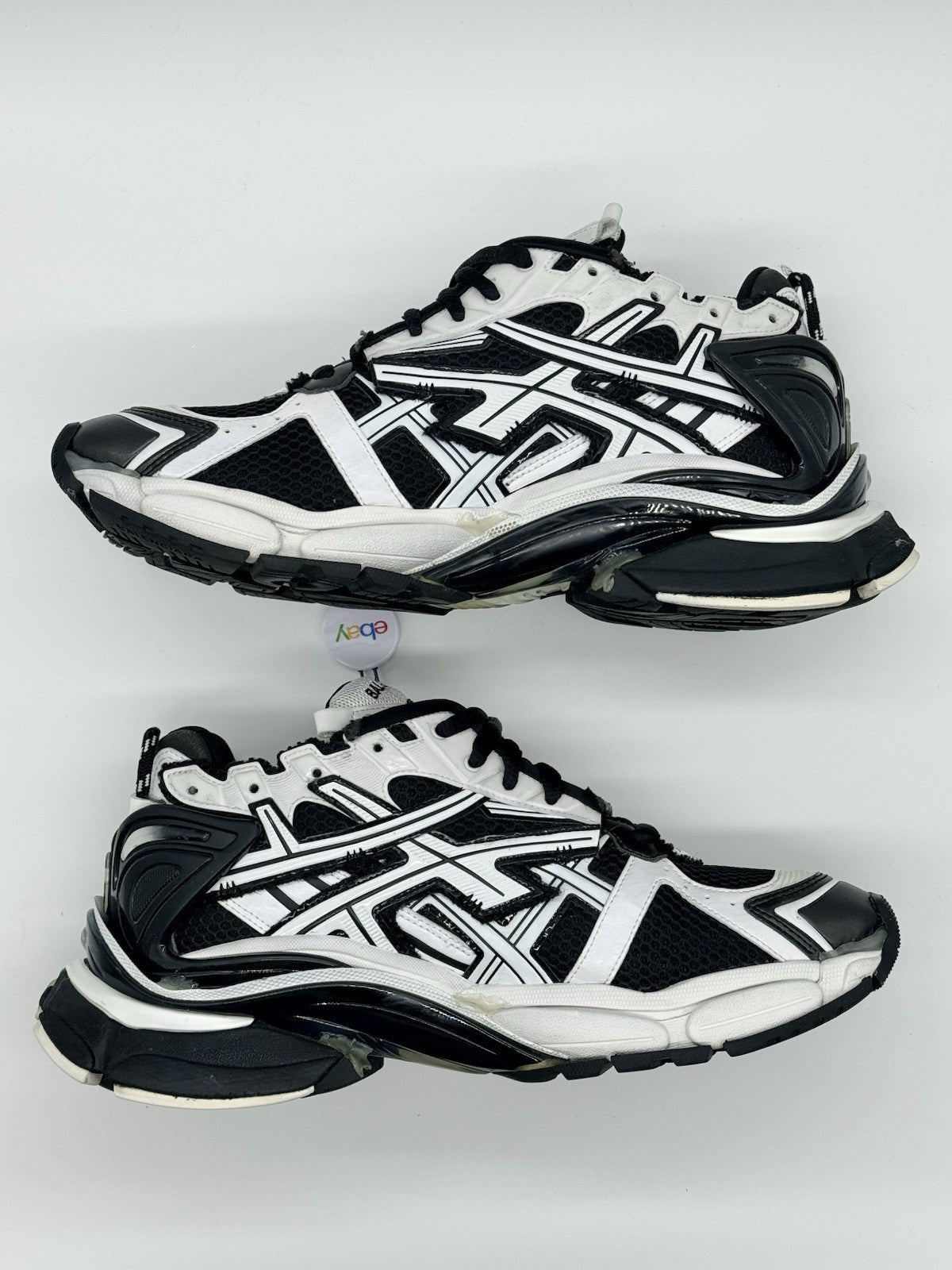 Size 12 - Balenciaga Runner Sneaker Black White