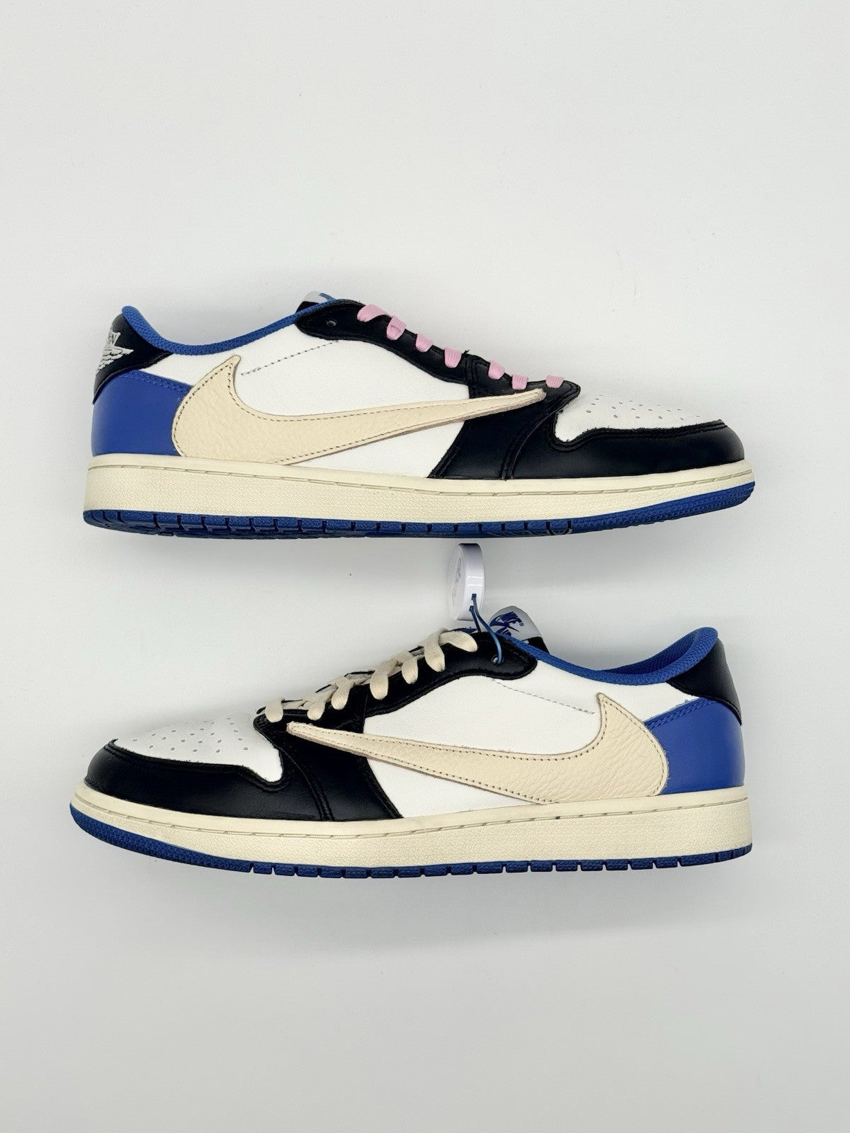 Size 9 - Jordan 1 Retro x Fragment Design x Travis Scott Low Blue