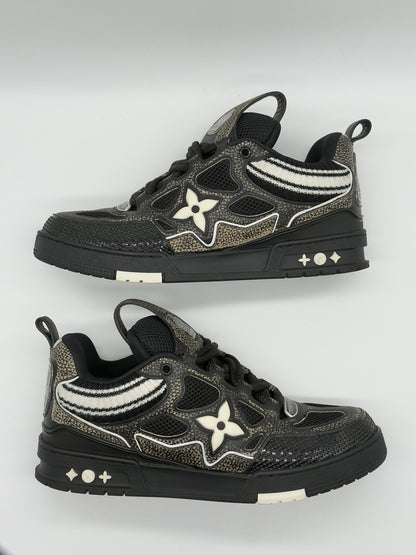 Size 10 - Louis Vuitton Skate Sneaker Black Gold