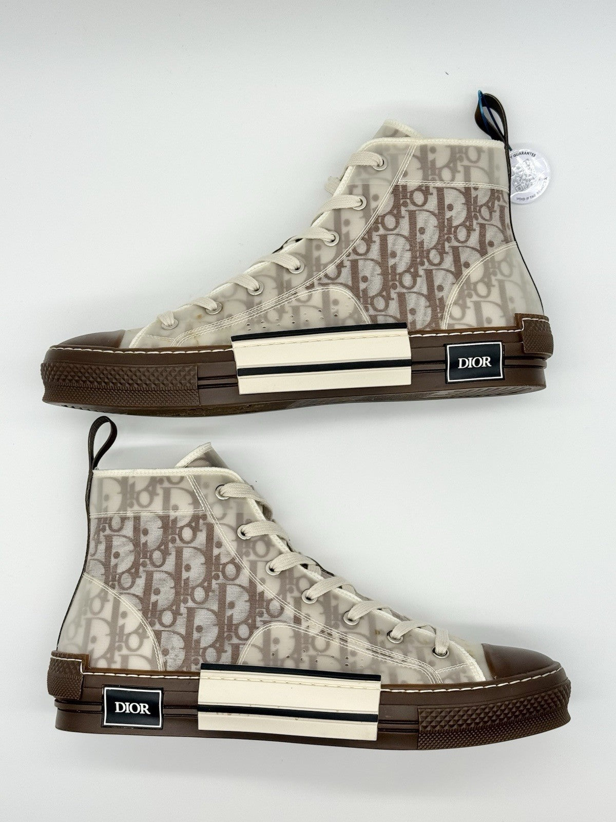 WORN ONCE Size 12 - Dior B23 High Dior Oblique - Brown