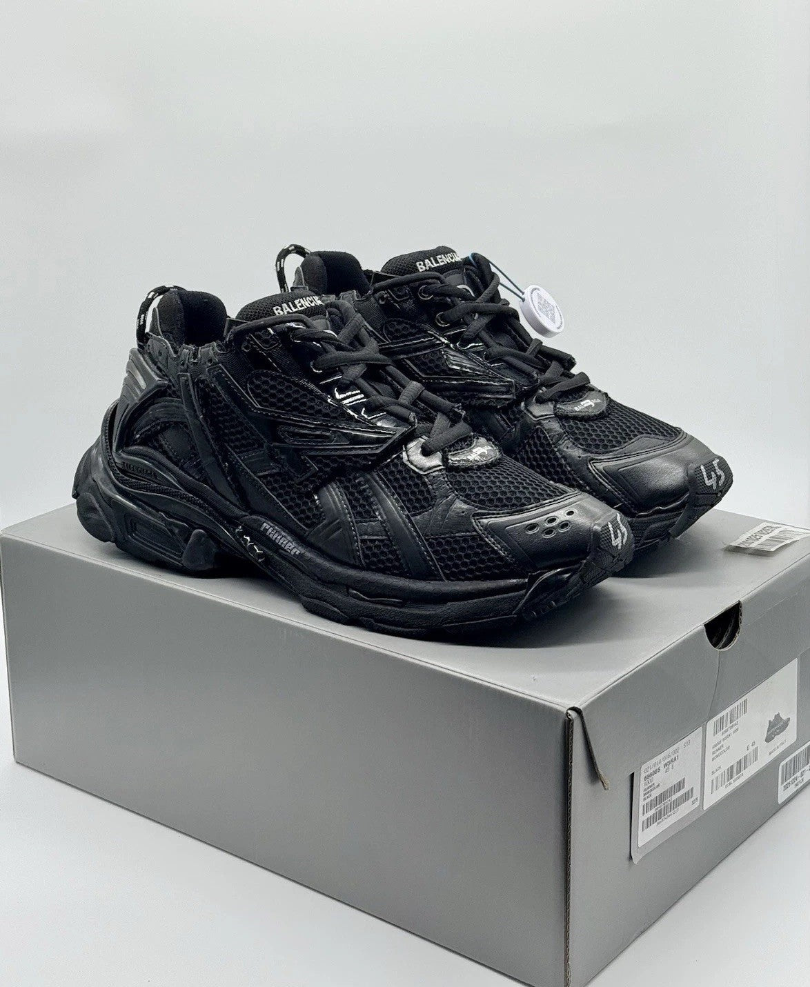 Size 12 - Balenciaga Runner Sneaker Black