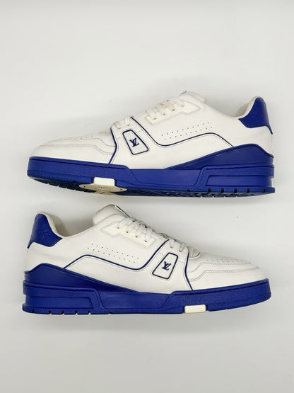 Size 10 - Louis Vuitton Trainer Low White Blue