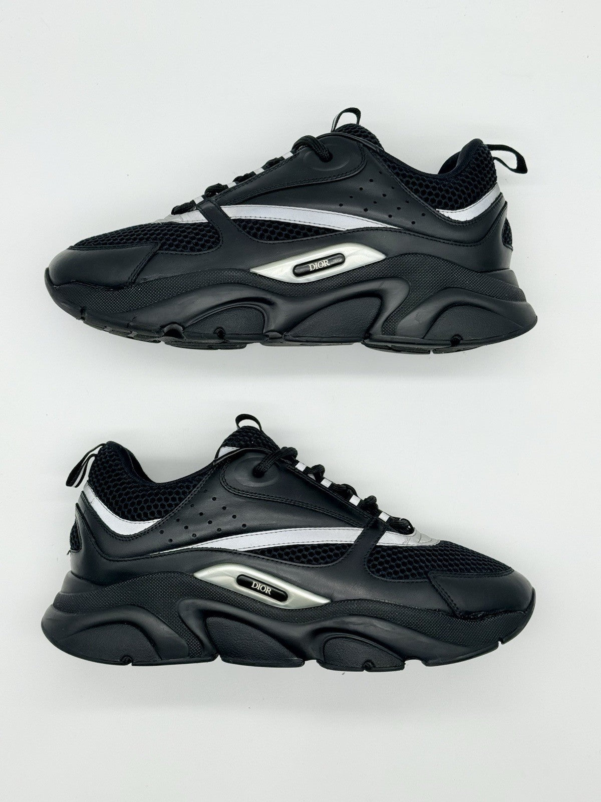 Size 8 - Dior B22 Black Reflective