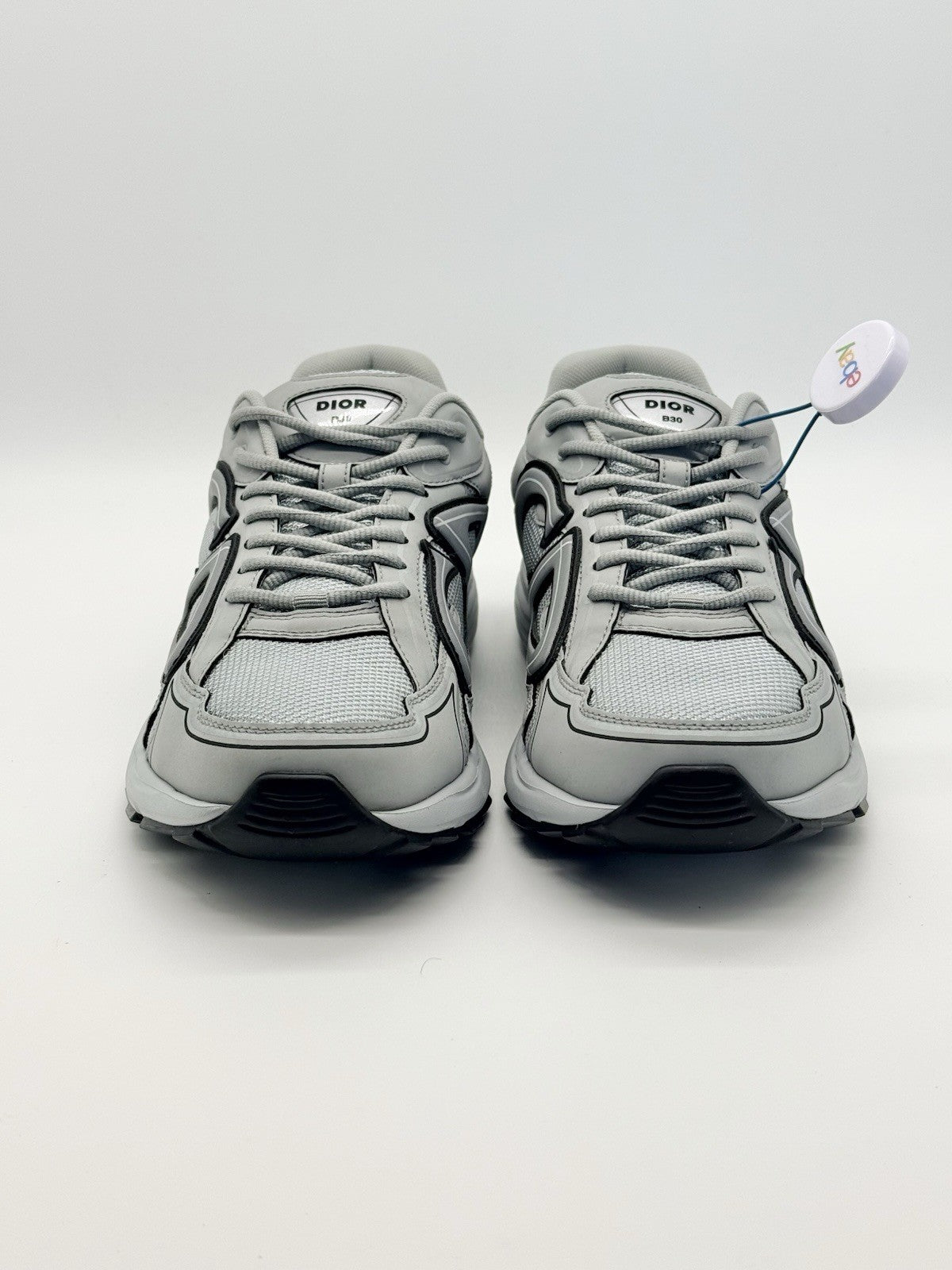 WORN TWICE Size 10 - Dior B30 Charcoal Light Grey