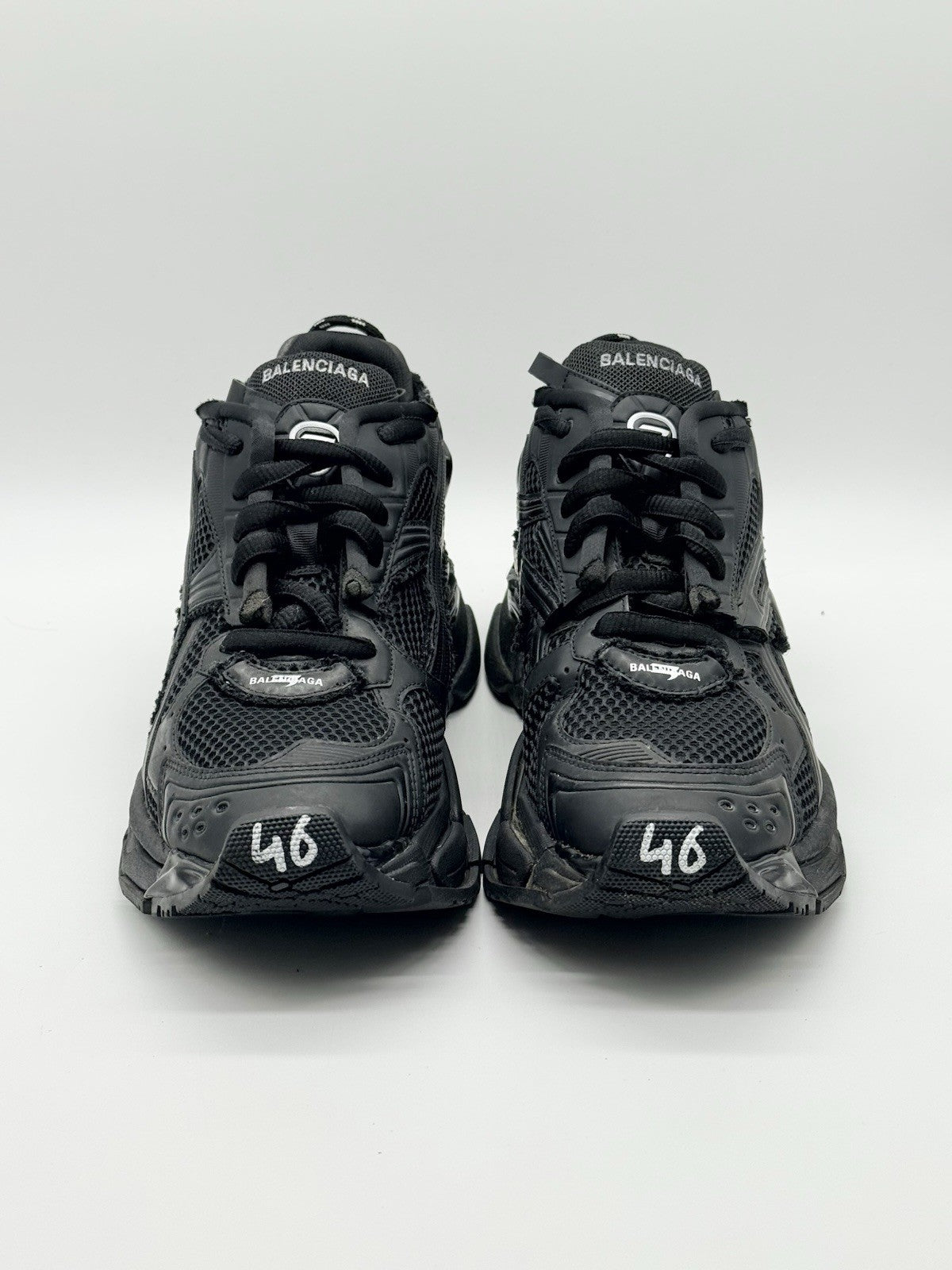 Size 13 - Balenciaga Runner Sneaker Black Matte