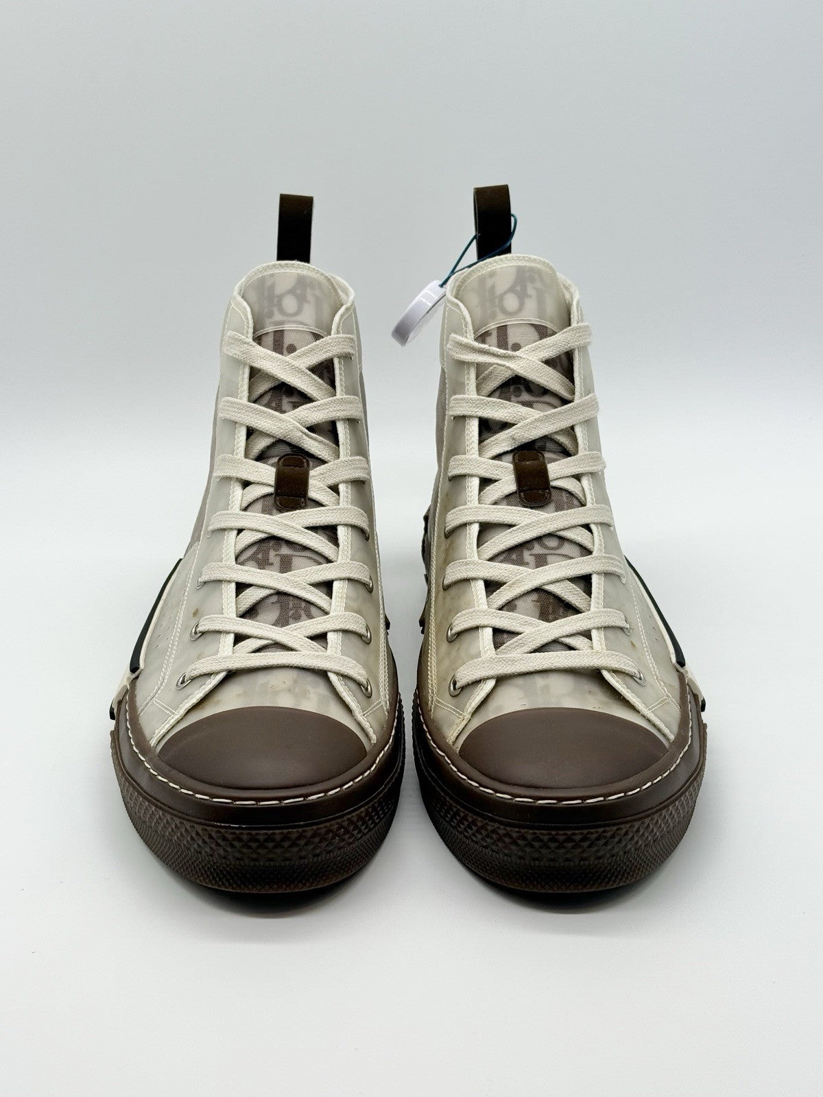 WORN ONCE Size 12 - Dior B23 High Dior Oblique - Brown