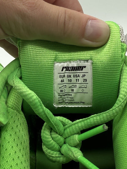 Size 11 - Balenciaga Runner Sneaker Fluo Green