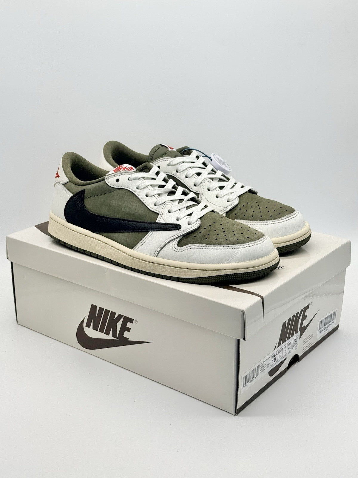 Size 10 - Travis Scott x Air Jordan 1 Retro OG SP Low Reverse Olive / Medium...