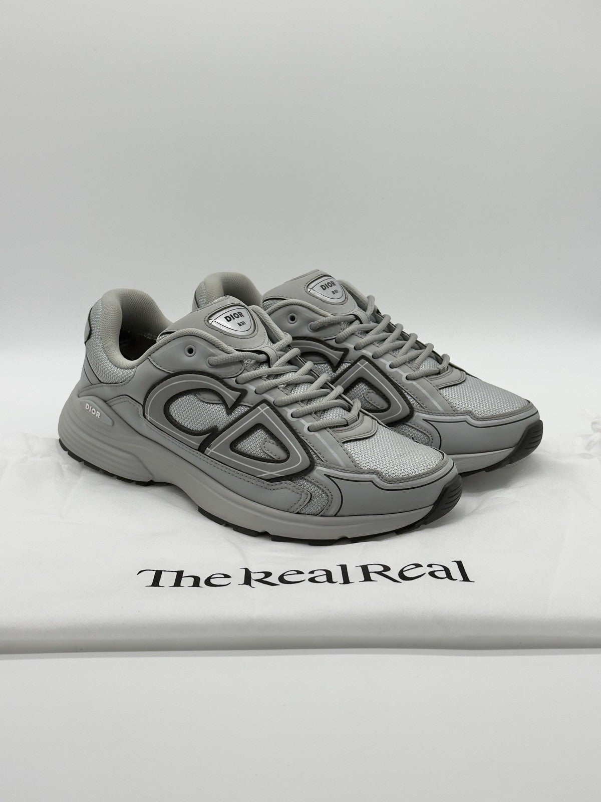 Size 10.5 - Dior B30 Charcoal Light Grey