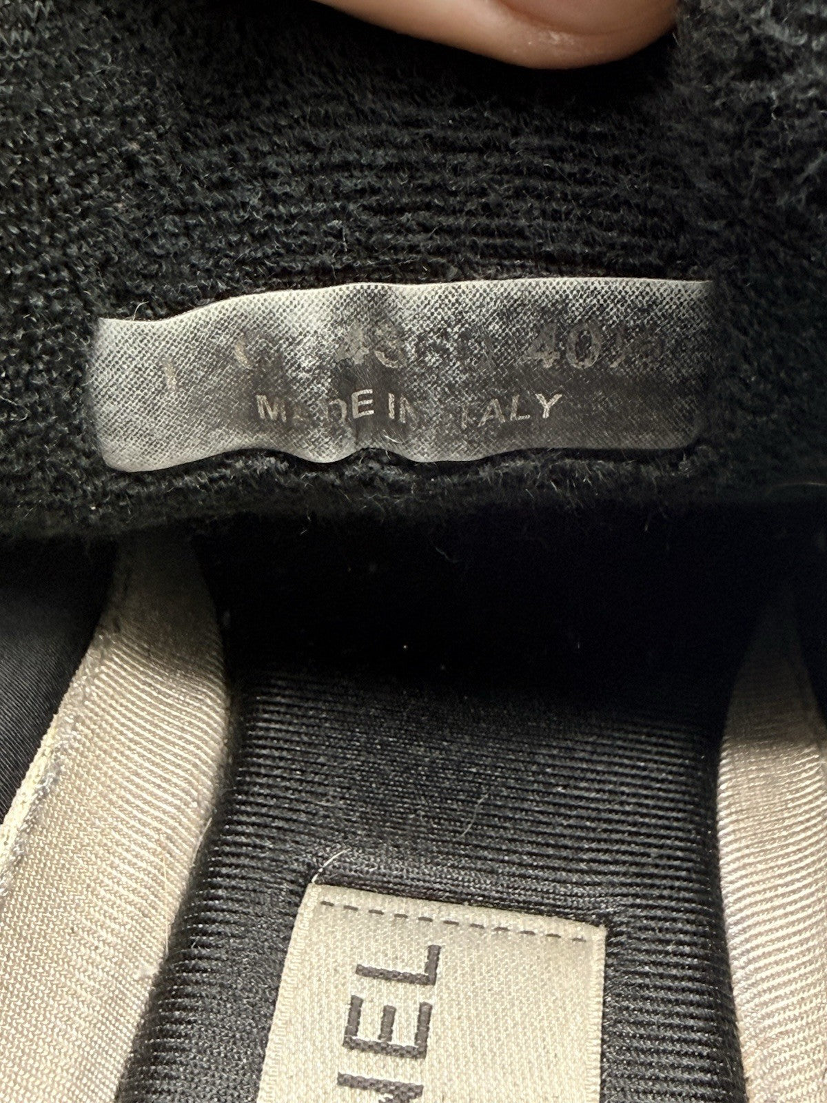 Size 7.5 - CHANEL CC Logo Black Sneaker