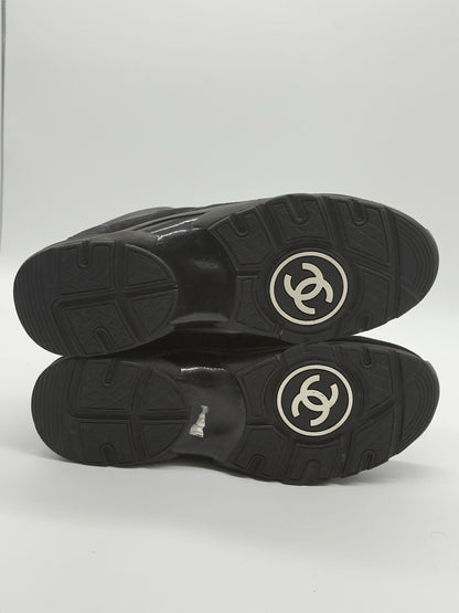 Size 13 - CHANEL CC Logo Low Black