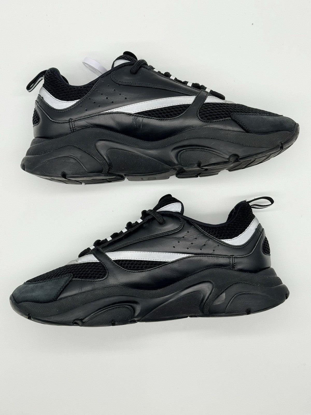 Size 13 - Dior B22 Black Reflective