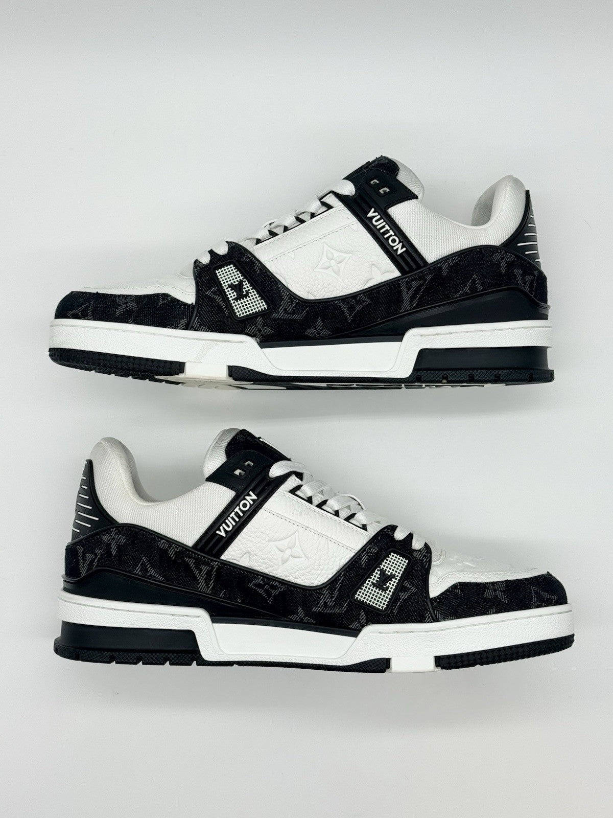 Size 9 - Louis Vuitton Trainer Low Monogram Denim