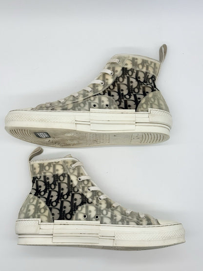 Size 10 - Dior B23 High Dior Oblique White