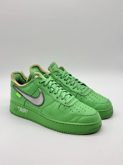 Size 9.5 - Nike Off-White Air Force 1 Low Brooklyn Light Green