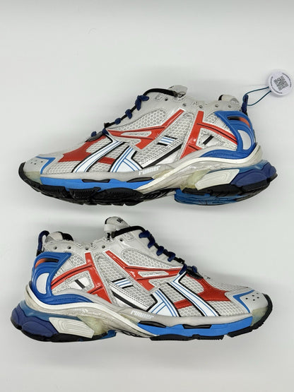 Size 10 - Balenciaga Runner Sneaker Grey Red Blue