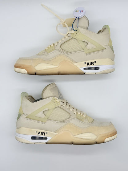 Size 9.5m/11w - Jordan 4 SP x Off-White Mid Sail
