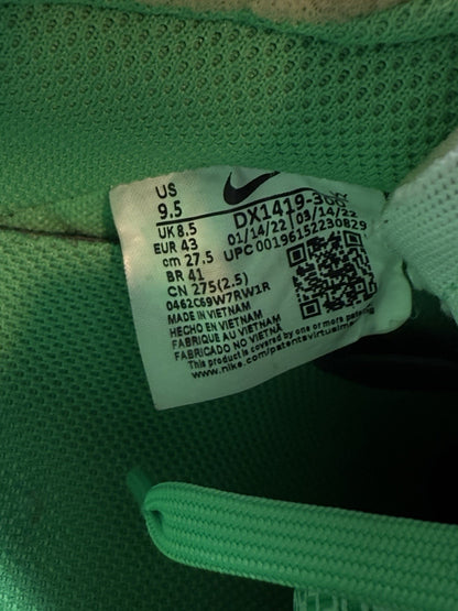 Size 9.5 - Nike Off-White Air Force 1 Low Brooklyn Light Green