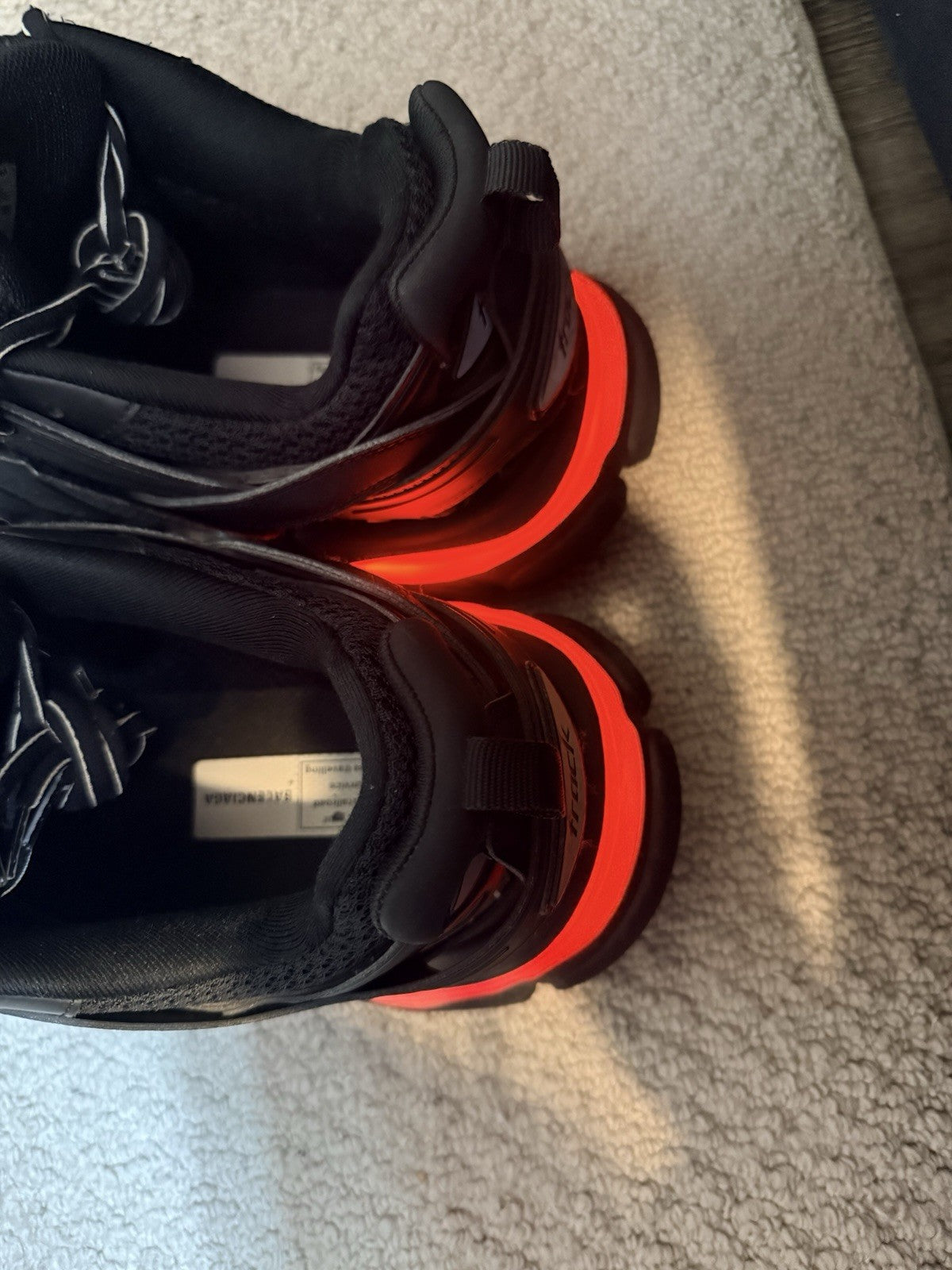 Size 10 - Balenciaga Track LED Sneaker Black