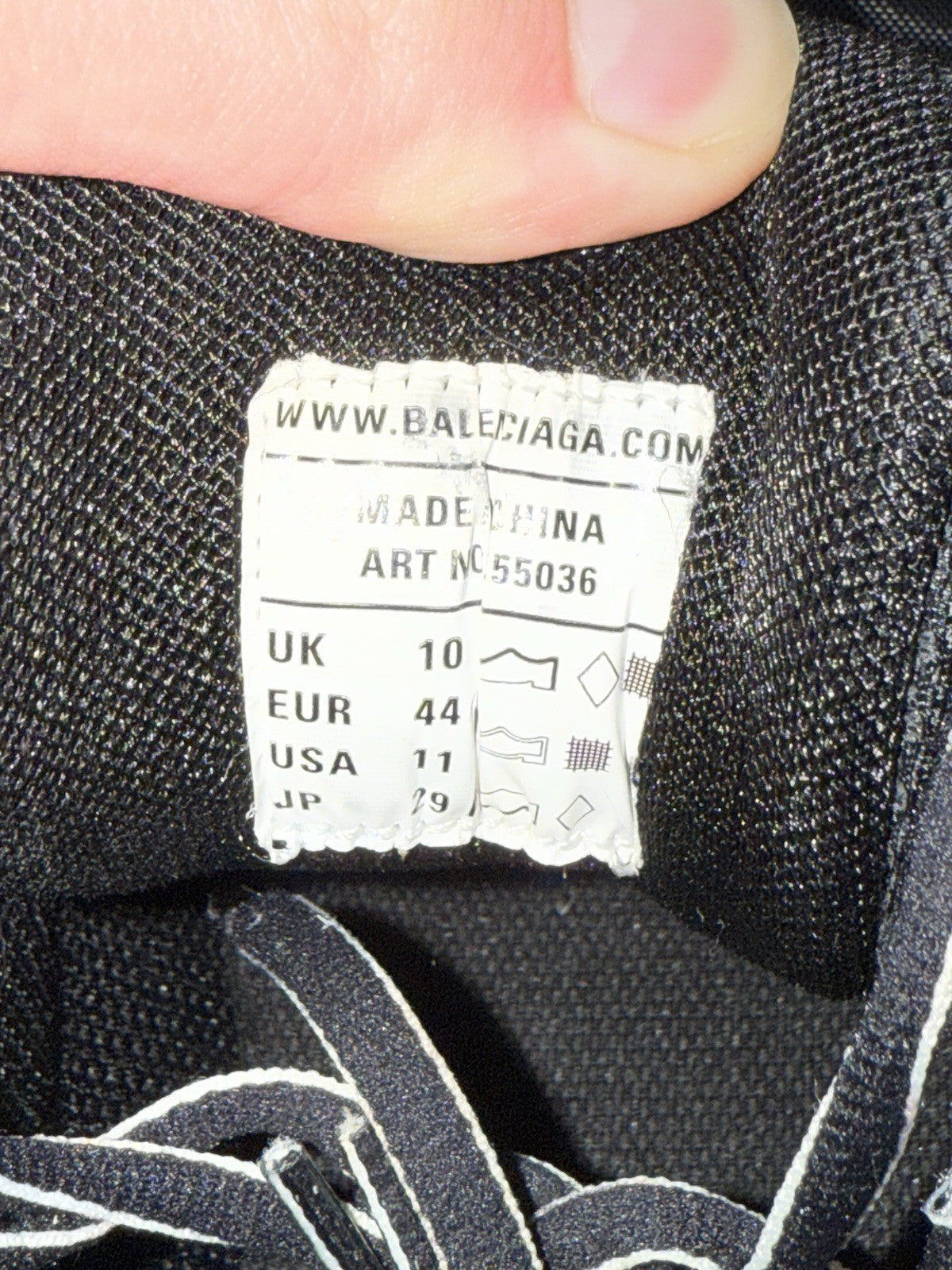 Size 11 - Balenciaga Track LED Sneaker Black