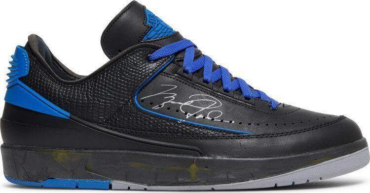 Size 11 - Off-White x Air Jordan 2 Retro SP Low Black Varsity Royal