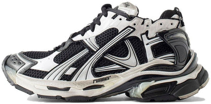 Size 9 - Balenciaga Runner Sneaker White Black