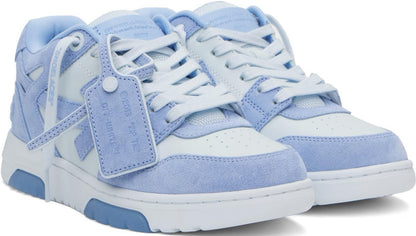 Size 12 - Off-White Out of Office White Light Blue Suede