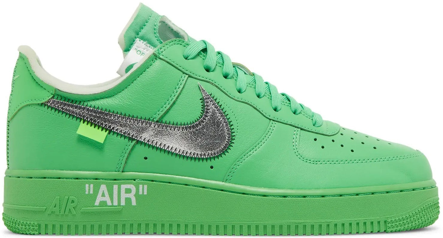 Size 9.5 - Nike Off-White Air Force 1 Low Brooklyn Light Green