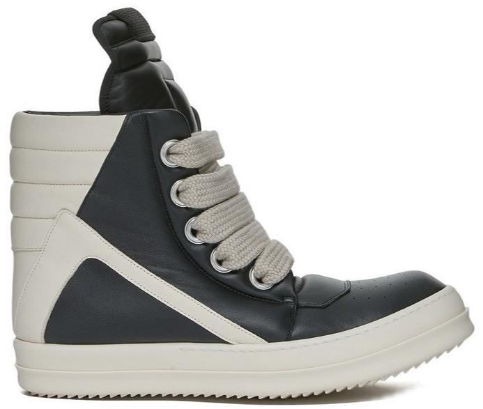 Size 10 - Rick Owens Geobasket High Black