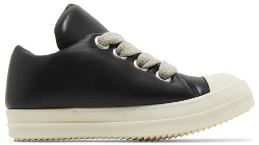 Size 11.5 - Rick Owens Jumbo Leather Low Black Milk
