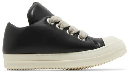 Size 11.5 - Rick Owens Jumbo Leather Low Black Milk